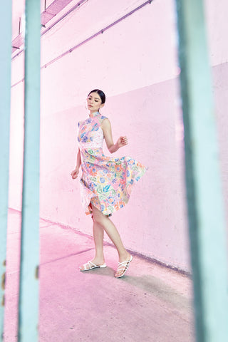 Alpenglow Cheongsam Dress