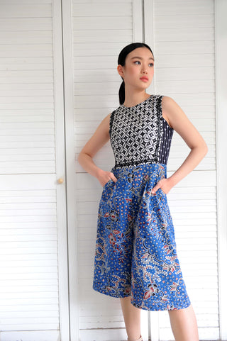 Starry Night Batik Romper